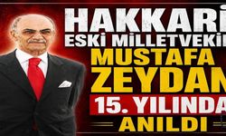 Milletvekili Zeydan 15. Yılında anıldı