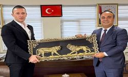 Başsavcı Temizyürek ve Başkan Tarkan’dan Büyükçiftlik Belediyesi’ne ziyaret