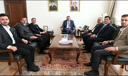 İçişleri Bakan Yardımcısı Çelik, Derecik heyetini kabul etti