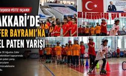 Hakkari’de Zafer Bayramı’na özel paten yarışı