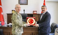 Kaymakam Yazıcı’dan Tuğgeneral Yazgan’a ziyaret
