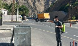 Hakkari Belediyesi haşerelere geçit vermiyor