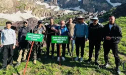 Cilo Sat Gölleri’nde dikkat çeken farkındalık çalışması