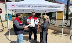 Yüksekova’da Çiftçilere güvenilir gıda ve anız yangını uyarısı