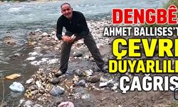 Dengbêj Ahmet Ballıses’ten çevre duyarlılığı çağrısı