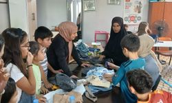 Hakkari'de çocuklardan çevre mesajı