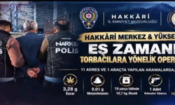 Hakkari ve Yüksekova'da torbacılara operasyon