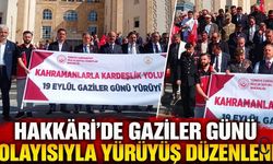 Hakkâri’de Gaziler Günü Dolayısıyla Yürüyüş Düzenlendi