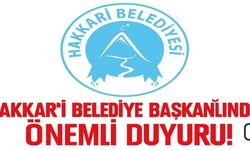 Hakkari Belediyesi'nden KPSS öncesi gürültü uyarısı