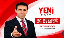 Yeni Parti Derecik İlçe Başkanı Rıdvan Erbek oldu