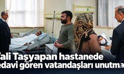 Vali Taşyapan’dan hastalara ziyaret