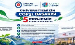 Hakkari Üniversitesi’nin 5 Projesi COP31’de kabul edildi