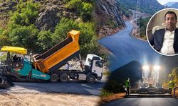 Tiyar Vadisi’nde asfalt çalışmaları sürüyor