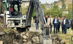 Hakkari’de 210 Sokak’ta Doğalgaz çalışması başlatıldı