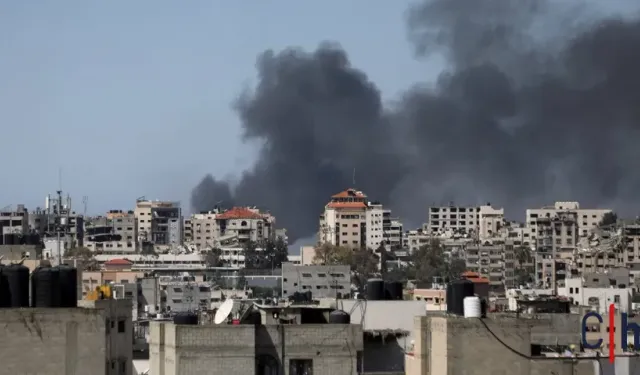 Bina havaya uçuruldu.. İsrail, Şifa Hastanesi'nin tahliyesini istiyor