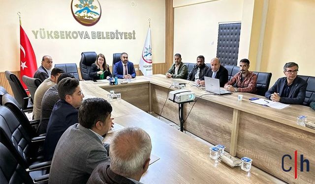 Yüksekova Belediyesi İşbirliği Toplantısı Gerçekleştirildi