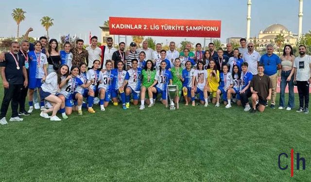 Yüksekova Belediye Spor TFF Kadınlar 2’nci Lig Şampiyonu oldu