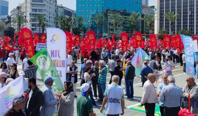 İzmir'de Üç Farklı Yoldan Yürüyüş Başladı: 'Her Yer Taksim, Her Yer Direniş'