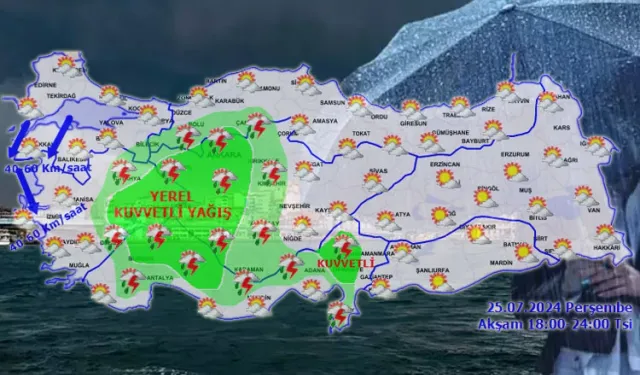 Türkiye'nin Batısında Serin Havalar Yaklaşıyor