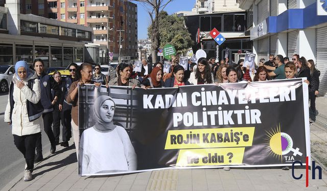 Van'da Kaybolan Rojin Kabaiş İçin Kadınlardan Yürüyüş