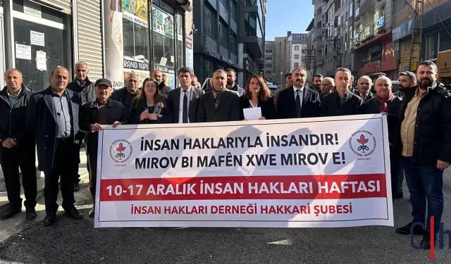 İHD Hakkari: İnsan Haklarını Savunmak Bugün En Önemli Görevimizdir