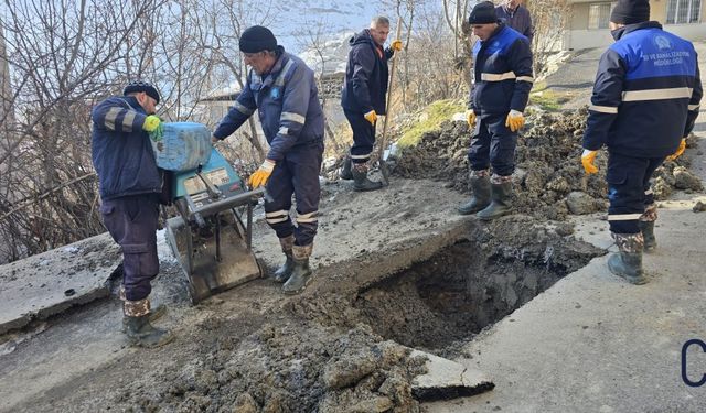 Hakkari Belediyesi, Mahalle Mahalle Altyapı Çalışmalarını Sürdürüyor