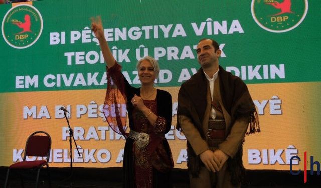 DBP, Eş Genel Başkanlarını Amed’deki Halk Buluşmasında Duyurdu