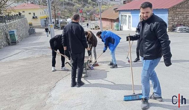 Çukurca'da bahar temizliği