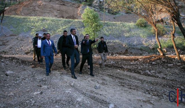 Vali Ali Çelik’ten Çukurca’da Turizm Projesine Ziyaret
