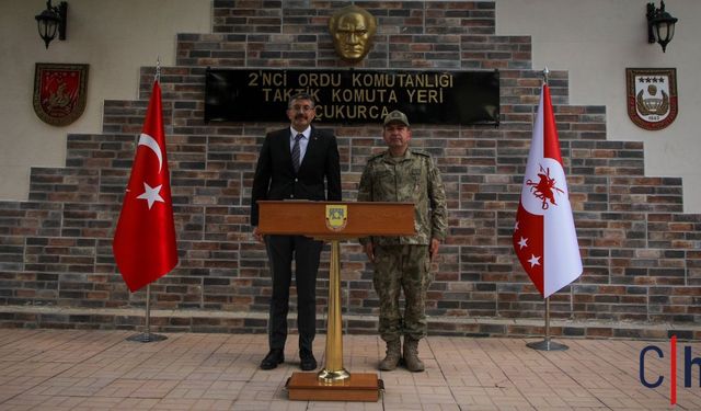 Vali Ali Çelik, 2. Hudut Tugay Komutanlığı’nı Ziyaret Etti