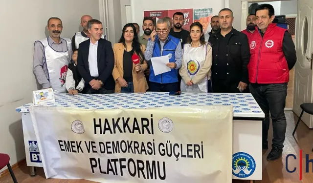 Hakkari’de 1 Mayıs’ta İşçi ve Emekçi Hakları İçin Yükselen Ses