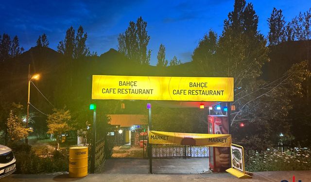 Hakkari'de Bahçe Cafe Restaurant sezona merhaba dedi