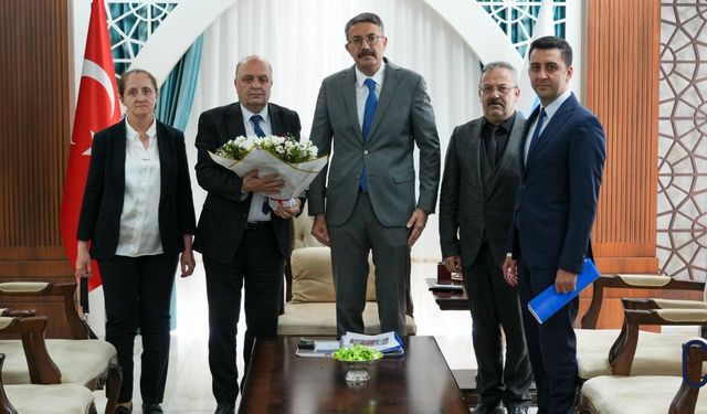 Sosyal Güvenlik Haftası’nda SGK Heyetinden Vali Çelik’e Ziyaret