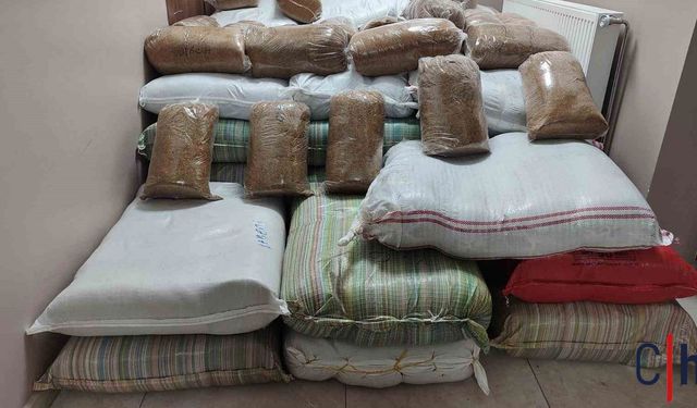 Büyük Baskın, 1,5 Ton Kaçak Tütün Ele Geçirildi