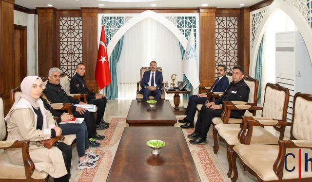 AFAD Heyetinden Vali Ali Çelik’e Ziyaret