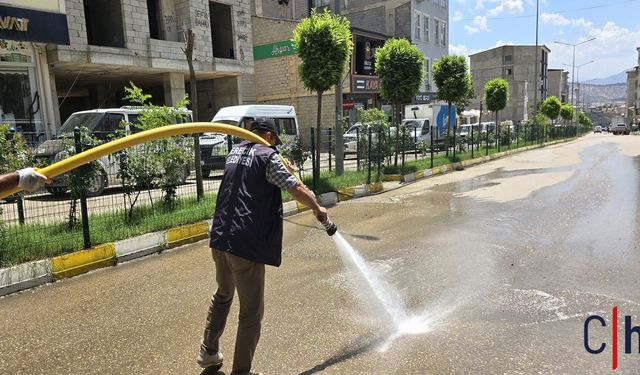 Bayram Öncesi Temizlik Seferberliği: Çarşı Merkezi ve Tüm Sokaklar Yıkandı