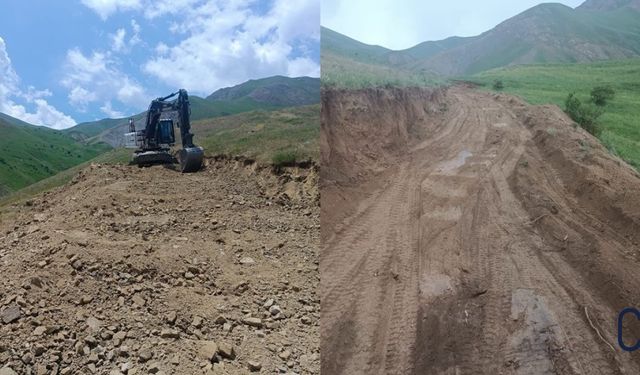 Hakkari’de 2 Kilometrelik Yeni Yayla Yolu Tamamlandı