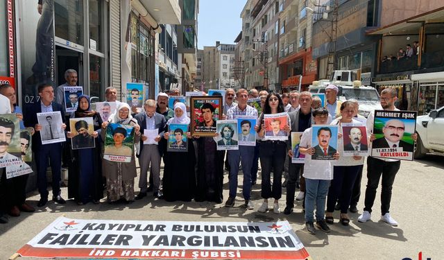 Colemêrg’de Kayıp Yakınlarından 184. Hafta Eylemi