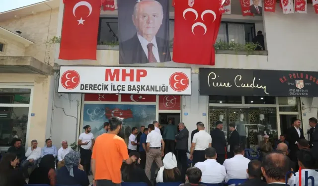 Hakkari Derecik’te MHP İlçe Teşkilat Binası Açıldı