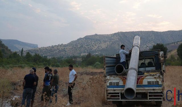 Derecik’te Boru Patlaması! Ekipler 6 Saatlik Çalışmayla Su Verdi