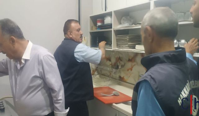 Hakkari’de Zabıta Ekiplerinden Hijyen Denetimi