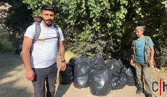 Hakkâri’de Saklı Cennet Kaval Şelalesi’nde Çöp Kirliliği Tepki Topladı