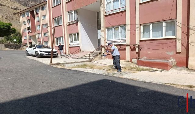 Hakkari Belediyesi’nden Kesintisiz İlaçlama Çalışmaları