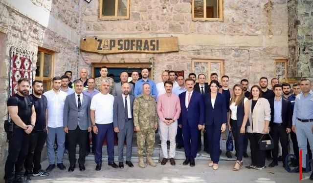 Hakkari Çukurca’da Emniyet Müdürü İçin Veda Töreni