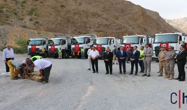 2025’te Hakkâri İl Özel İdaresine 37 Yeni Araç Kazandırıldı