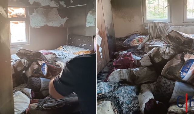 Hakkarili Kıskan Ailesinin Evi Alevlere Teslim Oldu