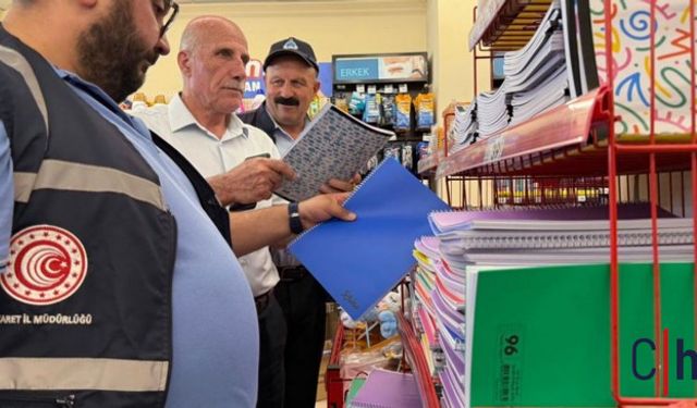 Hakkari’de Eğitim Sezonu Öncesi Kırtasiyelere Sıkı Denetim!