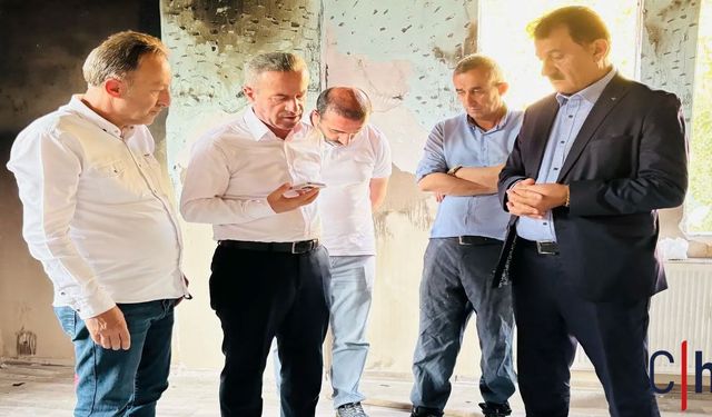 AK Parti Hakkâri İl Başkanı Kaya’dan Yangın Mağduru Aileye Ziyaret