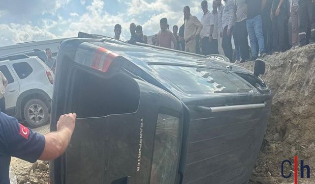 Hakkari’de Trafik Kazası: Araç Hastane Yakınında Kontrolden Çıktı