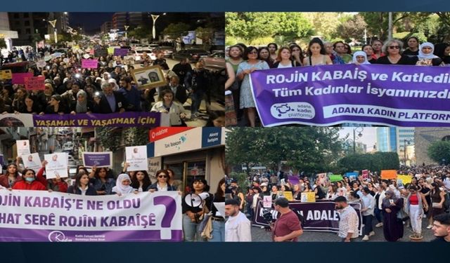Rojin Kabaiş’in Ölüm Yıldönümünde Türkiye Genelinde Protestolar